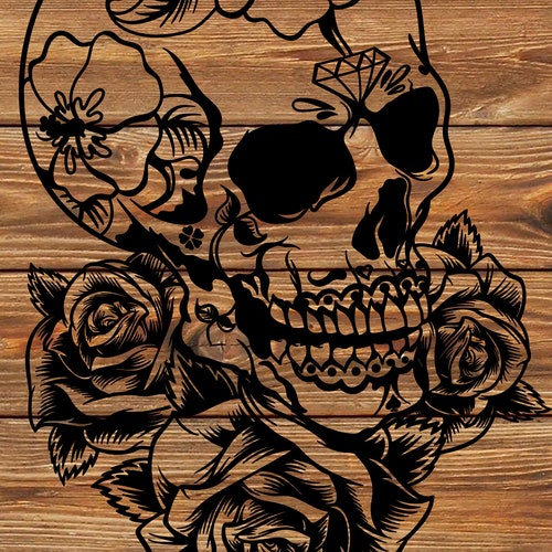 Digital Art & Collectibles Twisted Alice Tattoo Stencil Silhouette for Cricut Vinyl Cutter PNG