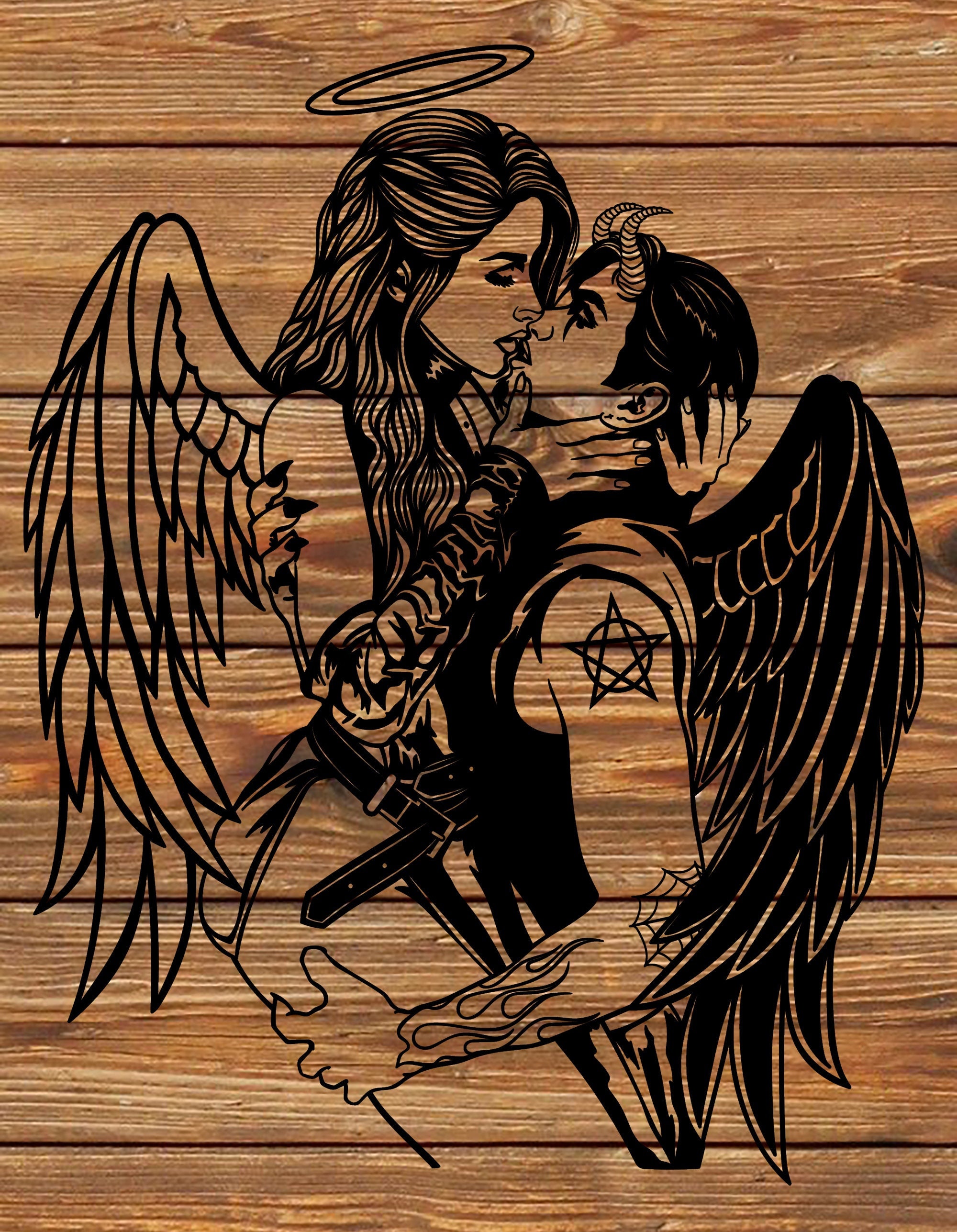 angel and demon love