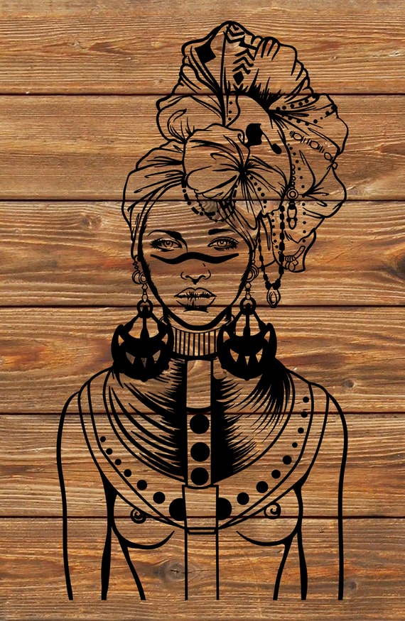 Png Svg Fichier Native African Queen Girl Mama Africa Pochoir Etsy Png Svg Fichier Native African Queen Girl Mama Africa Pochoir Etsy