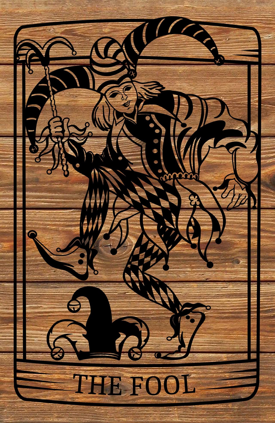 PNG SVG DXF ファイル - クール - 愚者 - 道化師 - タロット