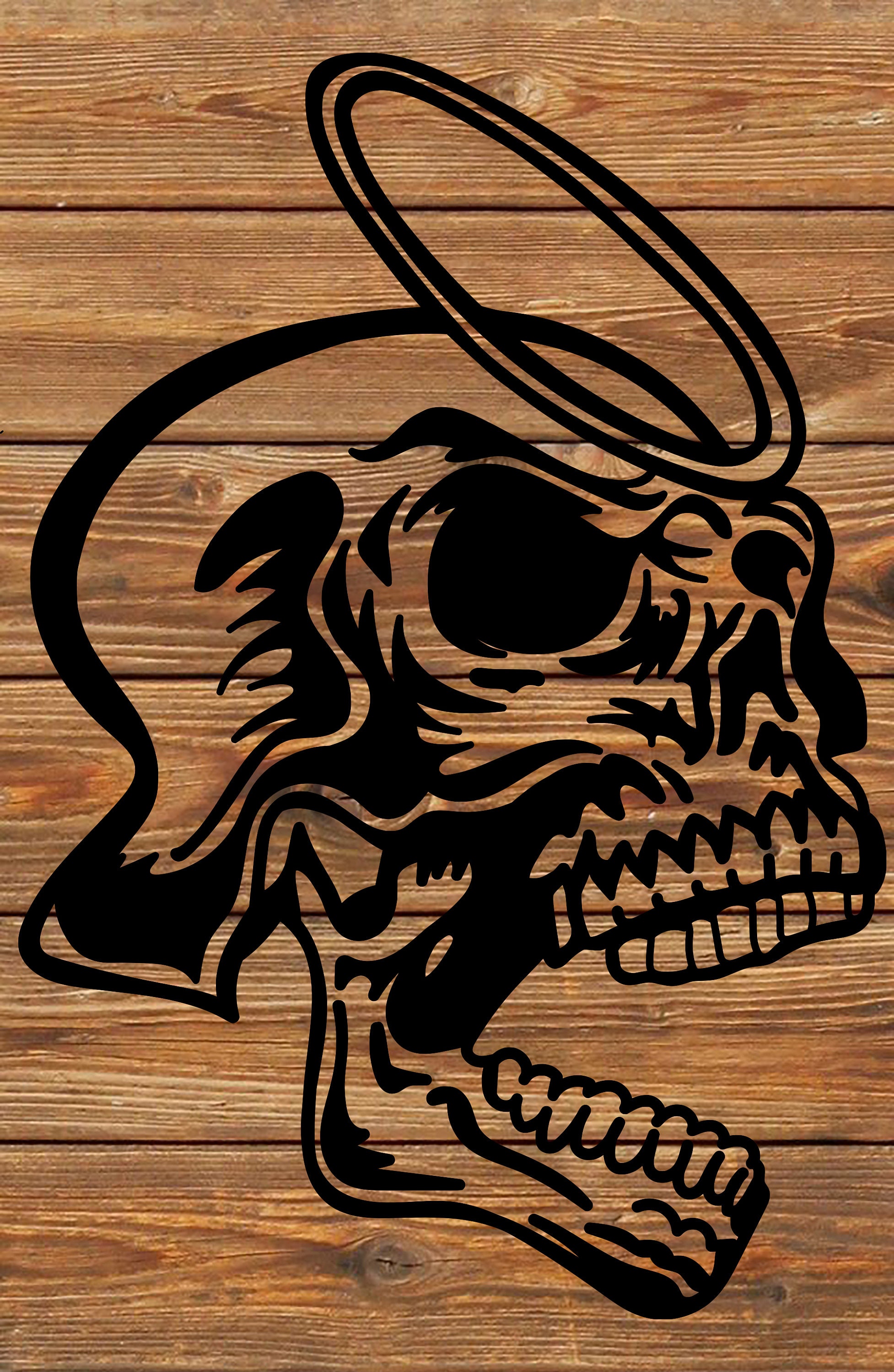 PNG SVG File Angel Skull Heaven Tattoo Stencil for Etsy