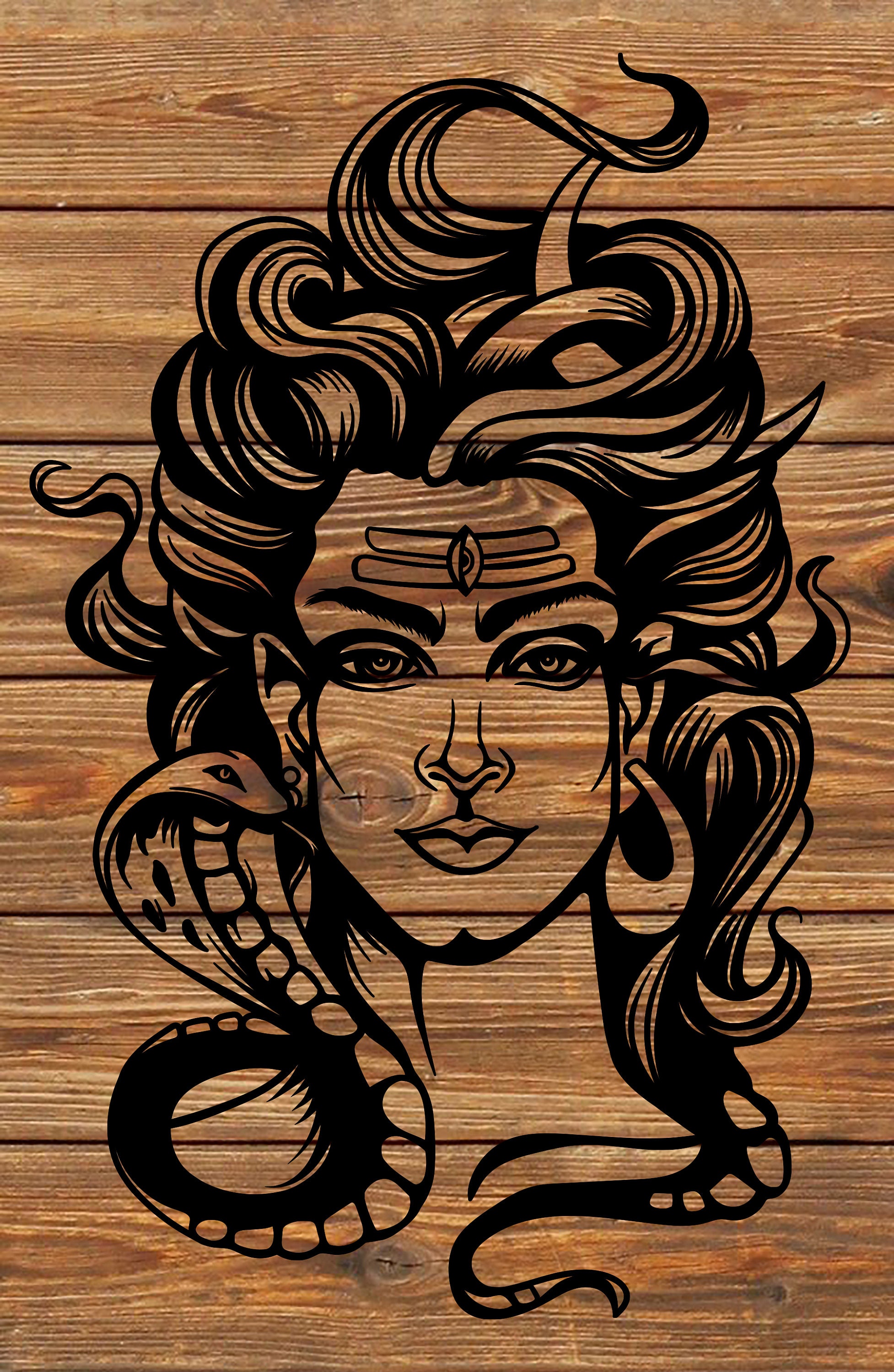 File PNG SVG Dio Shiva Indiano Indù Dio Stencil tatuaggio per