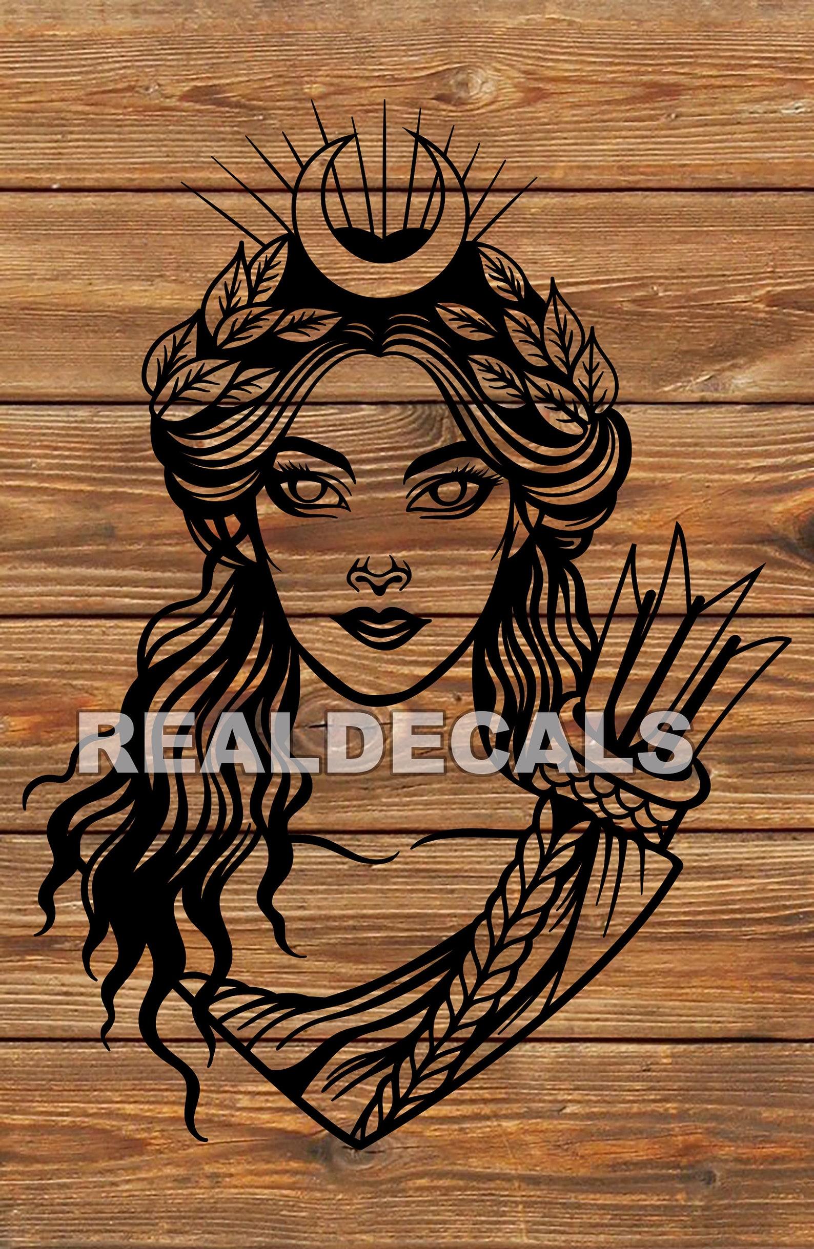PNG SVG File - Artemis - Goddess - Greek Goddess - Tattoo Stencil for ...