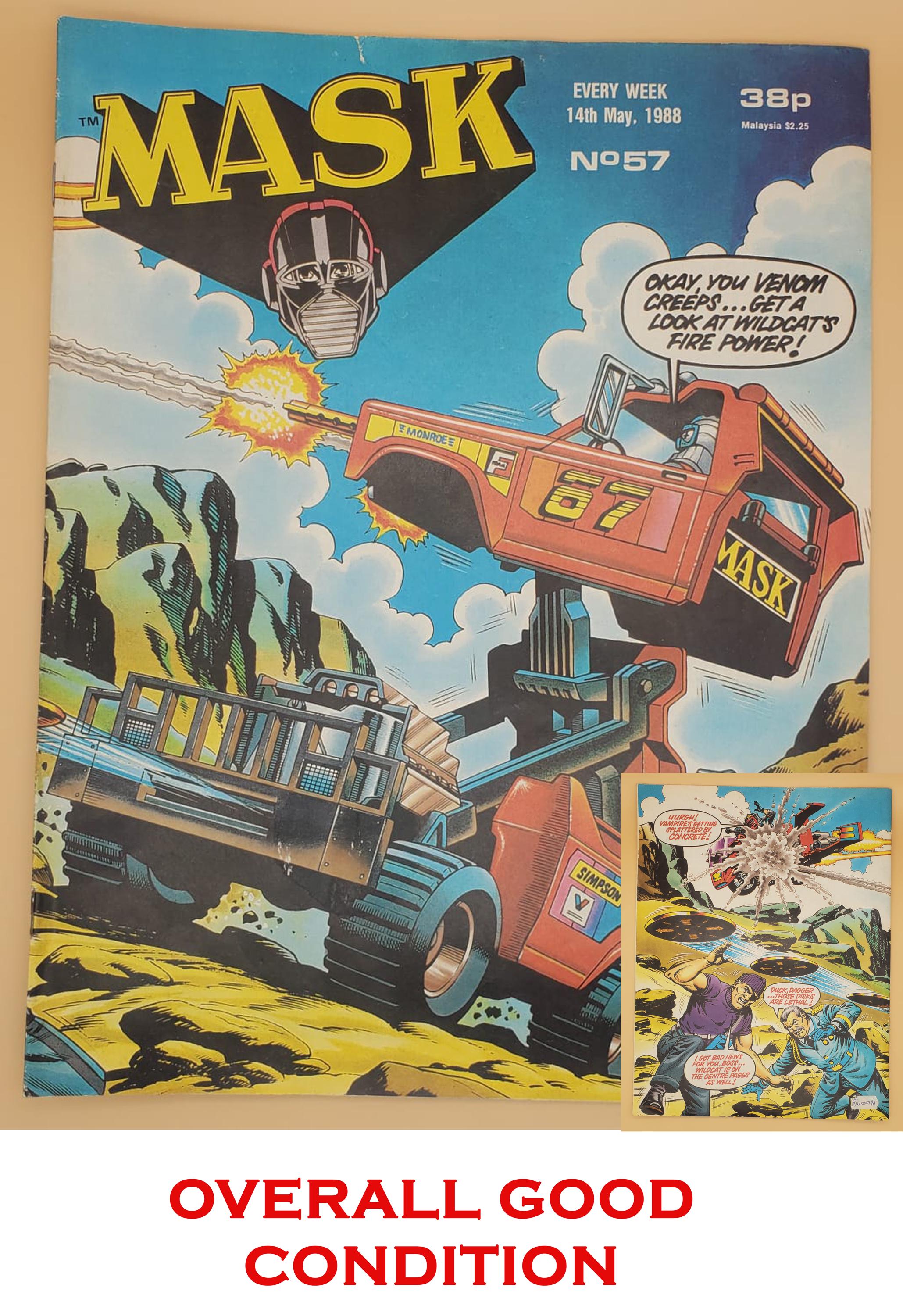 Vintage M.A.S.K. Comic Book, 1988 Cartoon Issue - Etsy