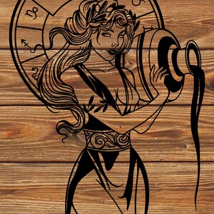 PNG SVG File All 12 Star Signs Tattoo BUNDLE Stencil for Cricut - Vinyl ...