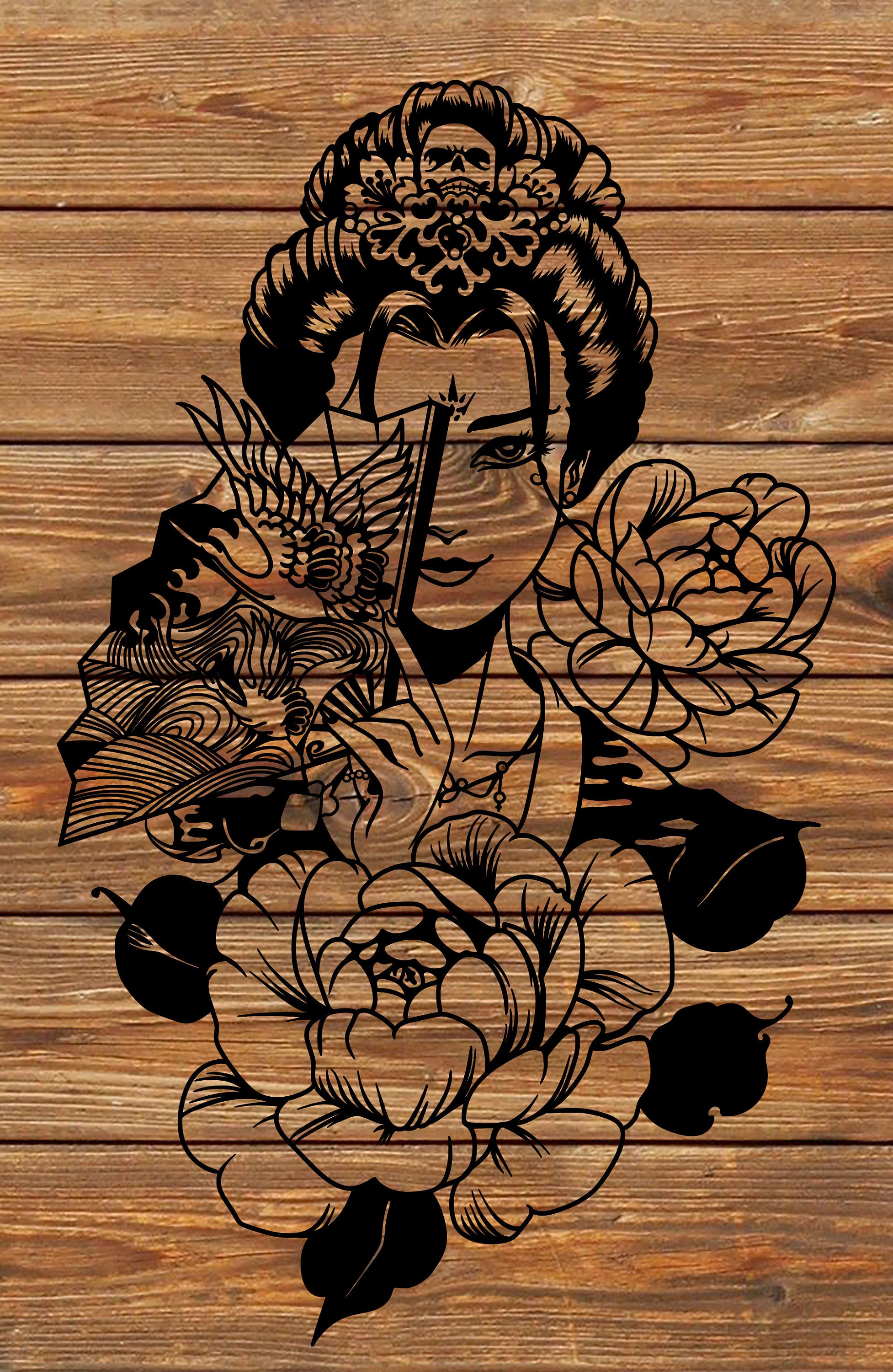 Share more than 81 japanese geisha warrior tattoo designs super hot ...