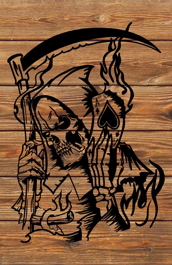 Details 71+ stencil grim reaper tattoo designs latest in.eteachers