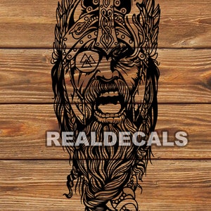 PNG SVG File Valkyrie Viking Warrior Stencil for Cricut - Vinyl Cutter