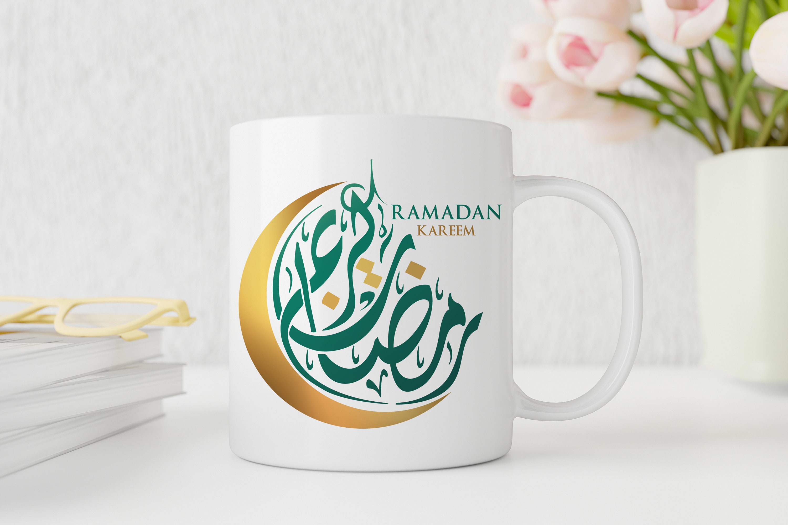 Ramadan Kareem Gift Mug, Ramadan Mubarak 2022 Tasse à Café, 1443 Fasting Gift, Suhoor et Iftar Migno