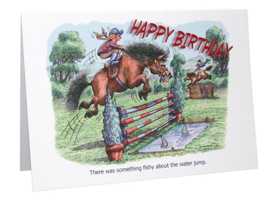 Horse Pony Birthday Card Horses Ponies Greeting Card 147 X 147 - View #9