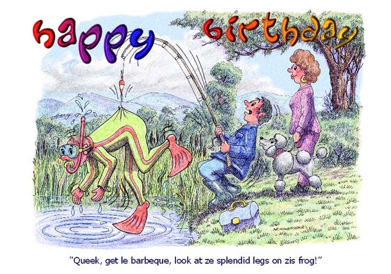 Details about HAPPY BIRTHDAY FISHING HUMOUR CARTOON A5 FUNNY GREETING CARD BY ARMAND FOSTER Details about HAPPY BIRTHDAY FISHING HUMOUR CARTOON A5 FUNNY GREETING CARD BY ARMAND FOSTER