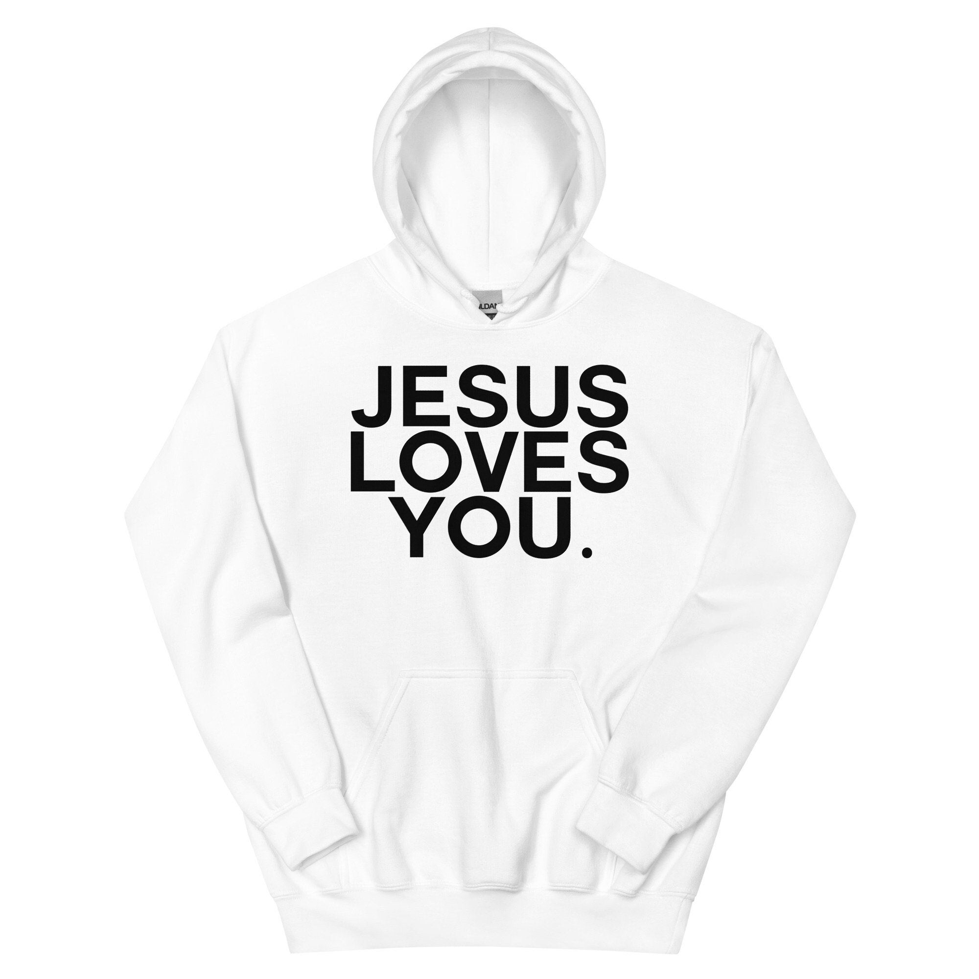 TallysApparels Jesus Loves You Unisex Hoodie
