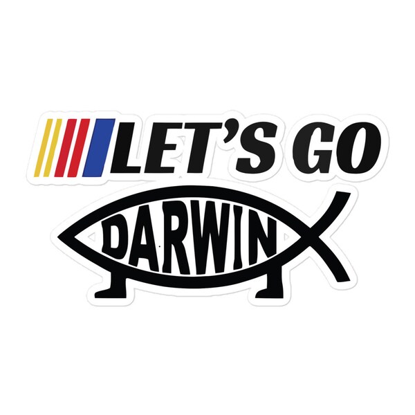 Let’s Go Darwin Bumper Sticker Etsy