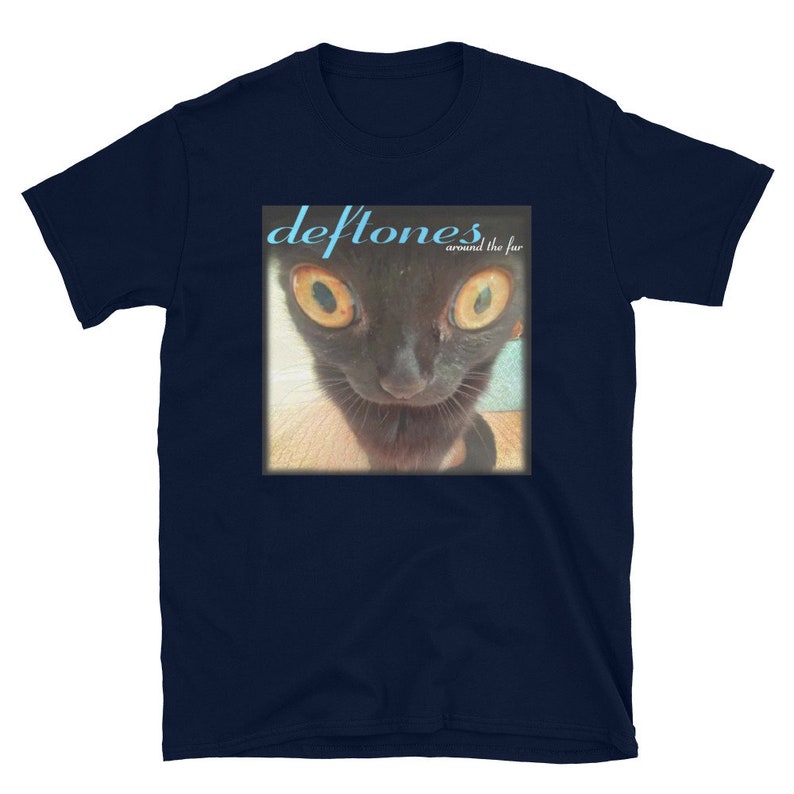 Deftones Around the Fur Cat Tshirt Etsy