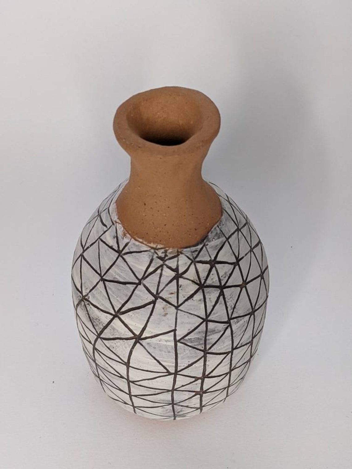 Handmade terracotta bud vases/ small ceramic vase/ bud vase | Etsy