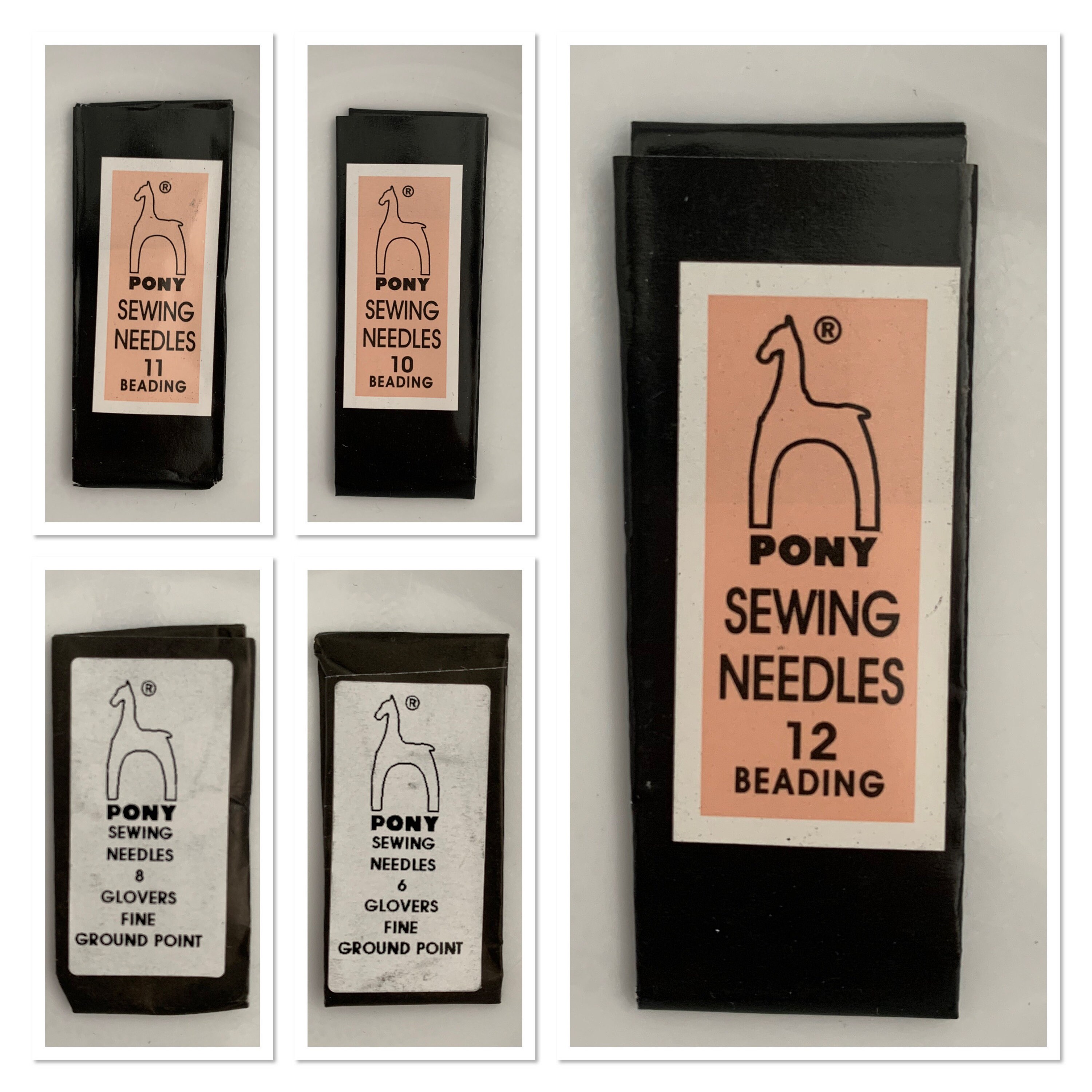 Pony Beading Needles Sz 10 Free Shipping Etsy