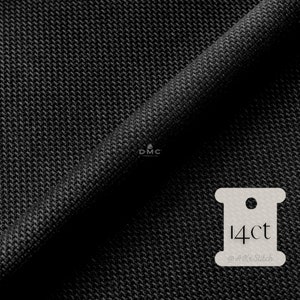 DMC Aida Tissu Tissu 14 compte, grande taille 50x50cm (19.5"x19.5 »), 110 x 100 cm prédécoupé 100% coton pour broderie point de croix 14ct
