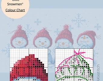 Schemi Punto Croce Pupazzi Di Neve 8