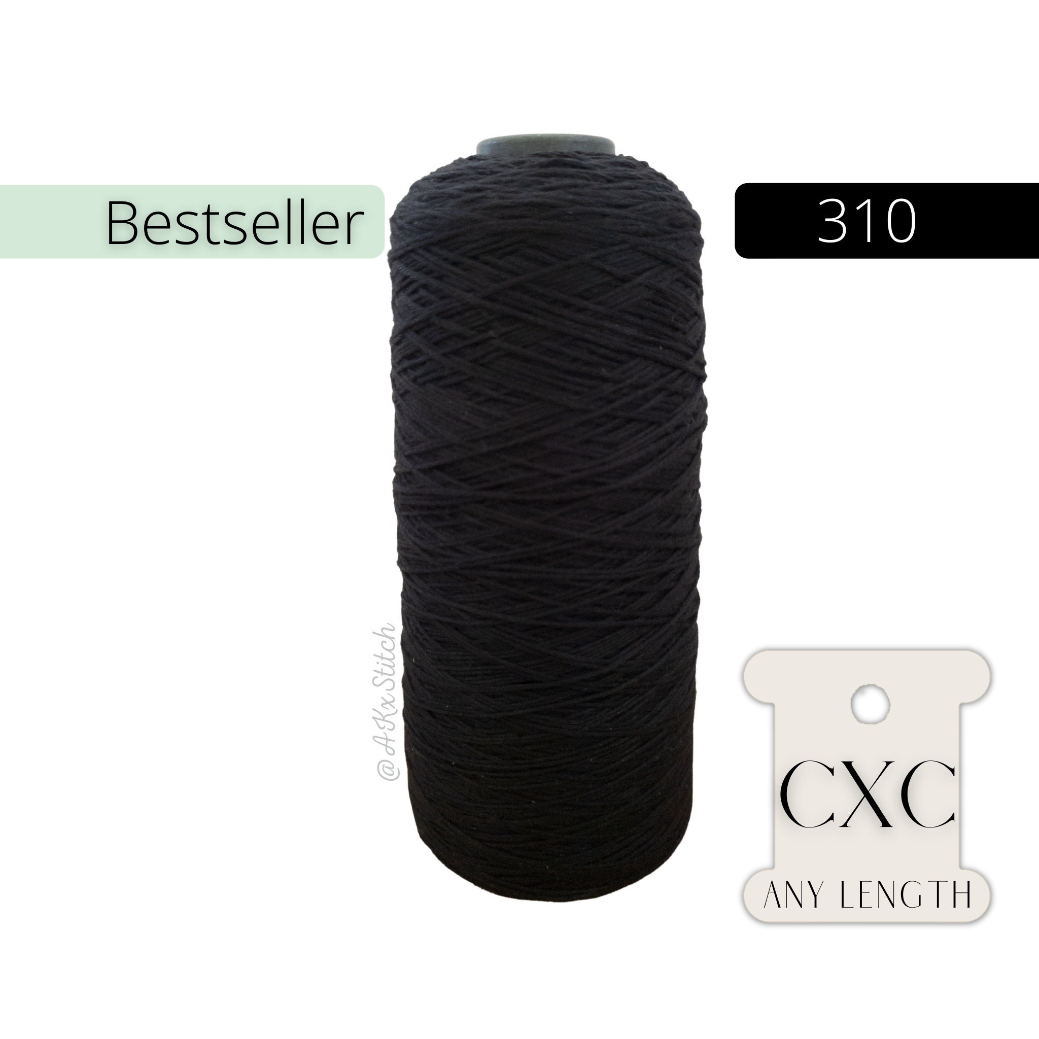 DMC 6 Strand Cotton Embroidery Floss / 310 Black