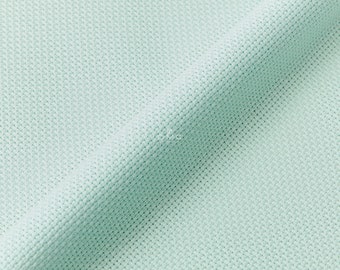 Tissu Aida DMC menthe bleu clair vert 14 fils, grand 50 x 50 cm (19,5 x 19,5 po.), 110 boulons 100 cm, 100 % coton pour broderie au point de croix 14 carats