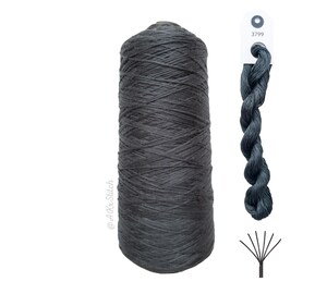 Fil à Broder CXC Au Mètre - Alternative DMC - 40m (Couleur 3799 Gris Foncé)