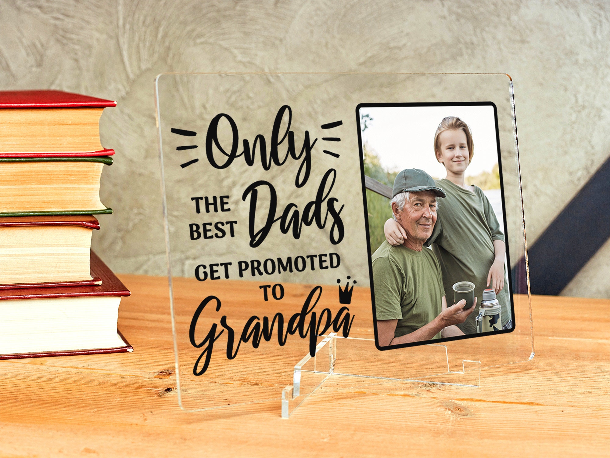 Grandpa Frame Grandpa Picture Frame Only the Best Dads Get Etsy