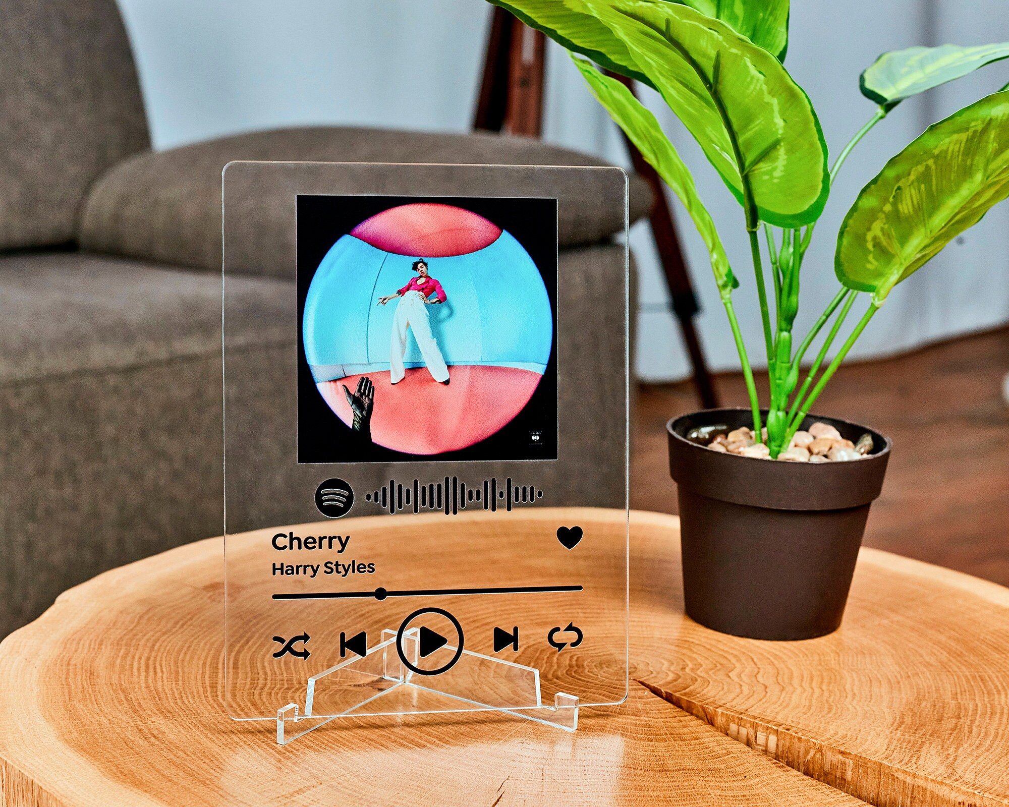 Spotify Glass Spotify Glass Frame Spotify Glass Song Etsy