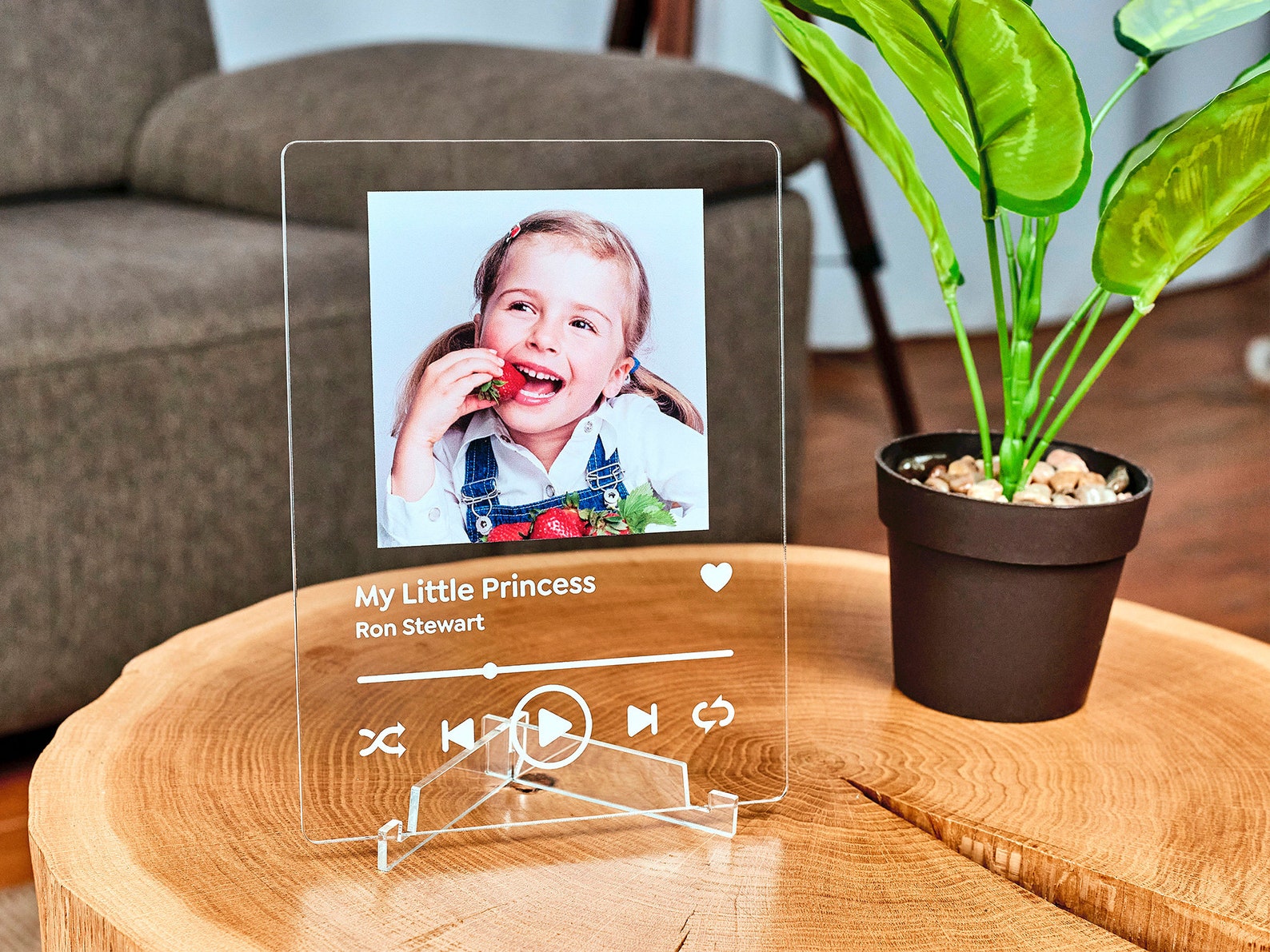 Personalized Music Frame Art Song Picture Frame Clear Music Etsy