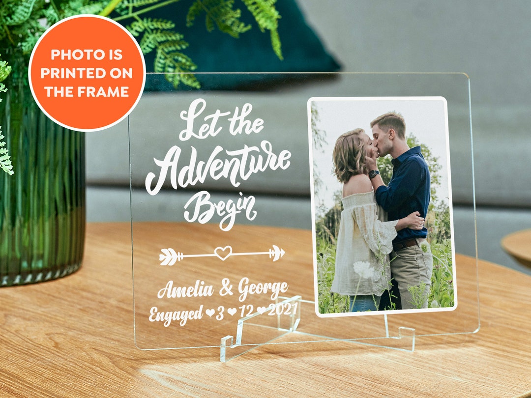 Engagement Picture Frame Engagement Photo Frame Let the Etsy