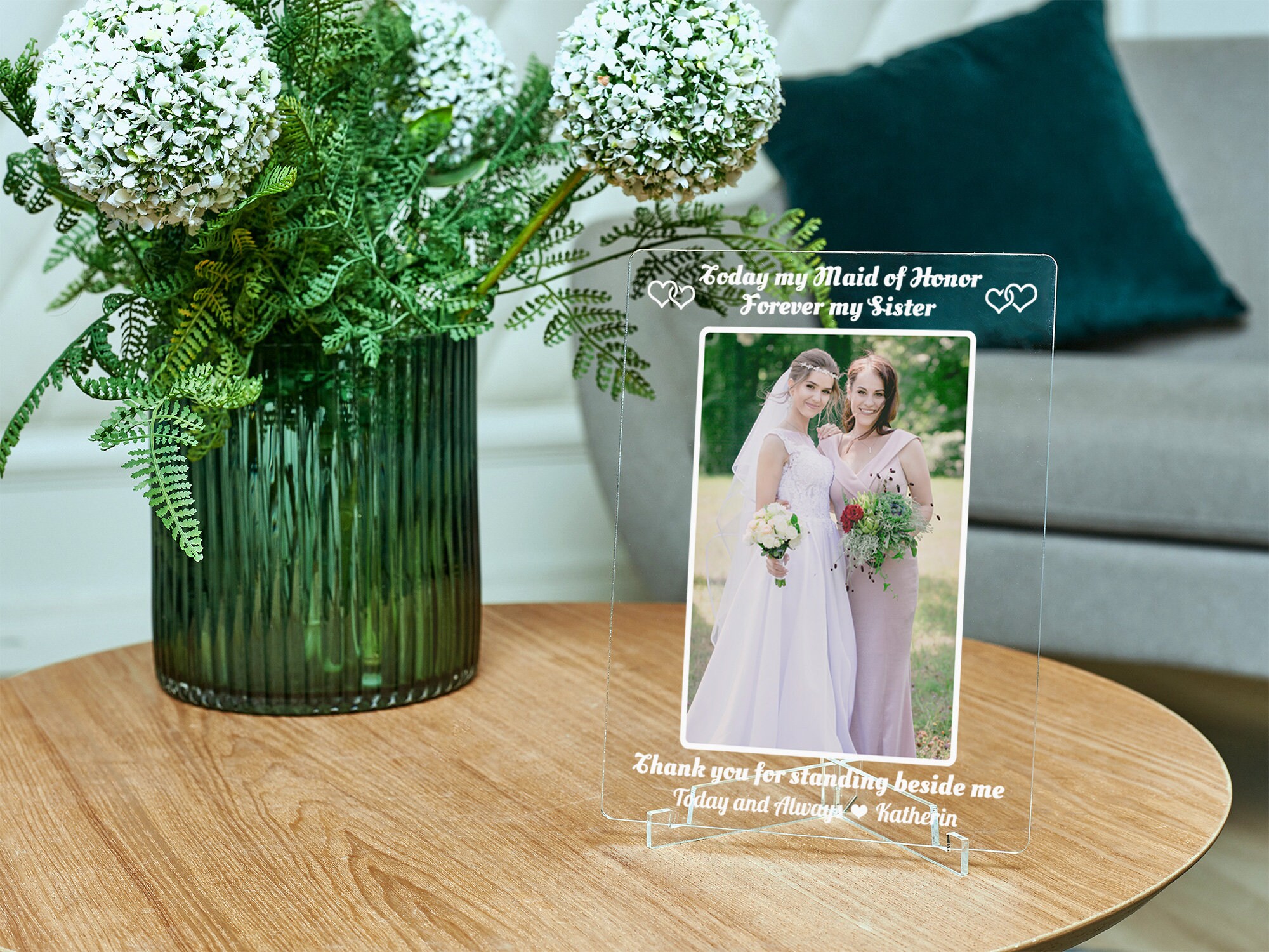 Sister Maid of Honor Gift Frame Gift for Matron of Honor From Etsy UK