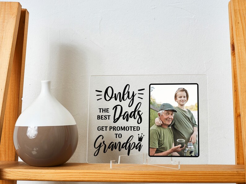 Grandpa Frame Grandpa Picture Frame Only the Best Dads Get Etsy