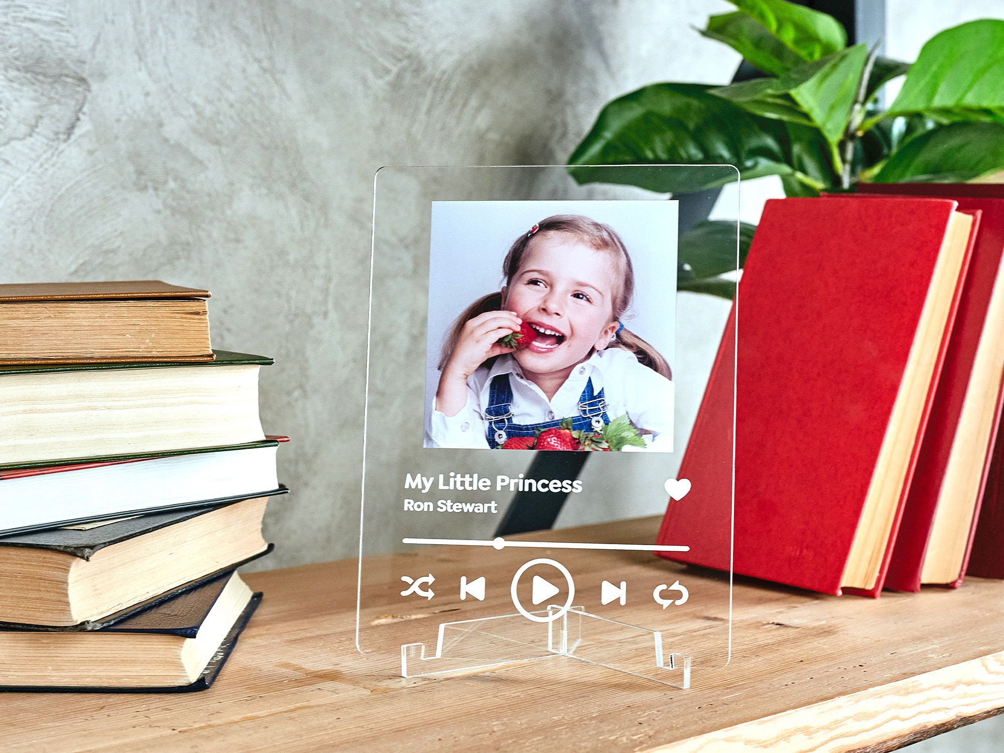 Personalized Music Frame Art Song Picture Frame Clear Music Etsy