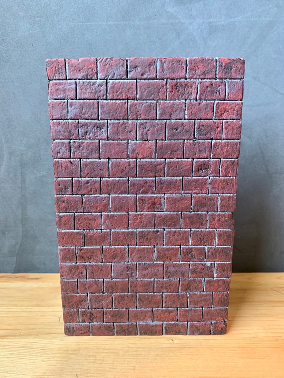 Brick Foam Diorama Wall Etsy