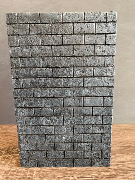 Stone Brick Foam Diorama Wall Etsy