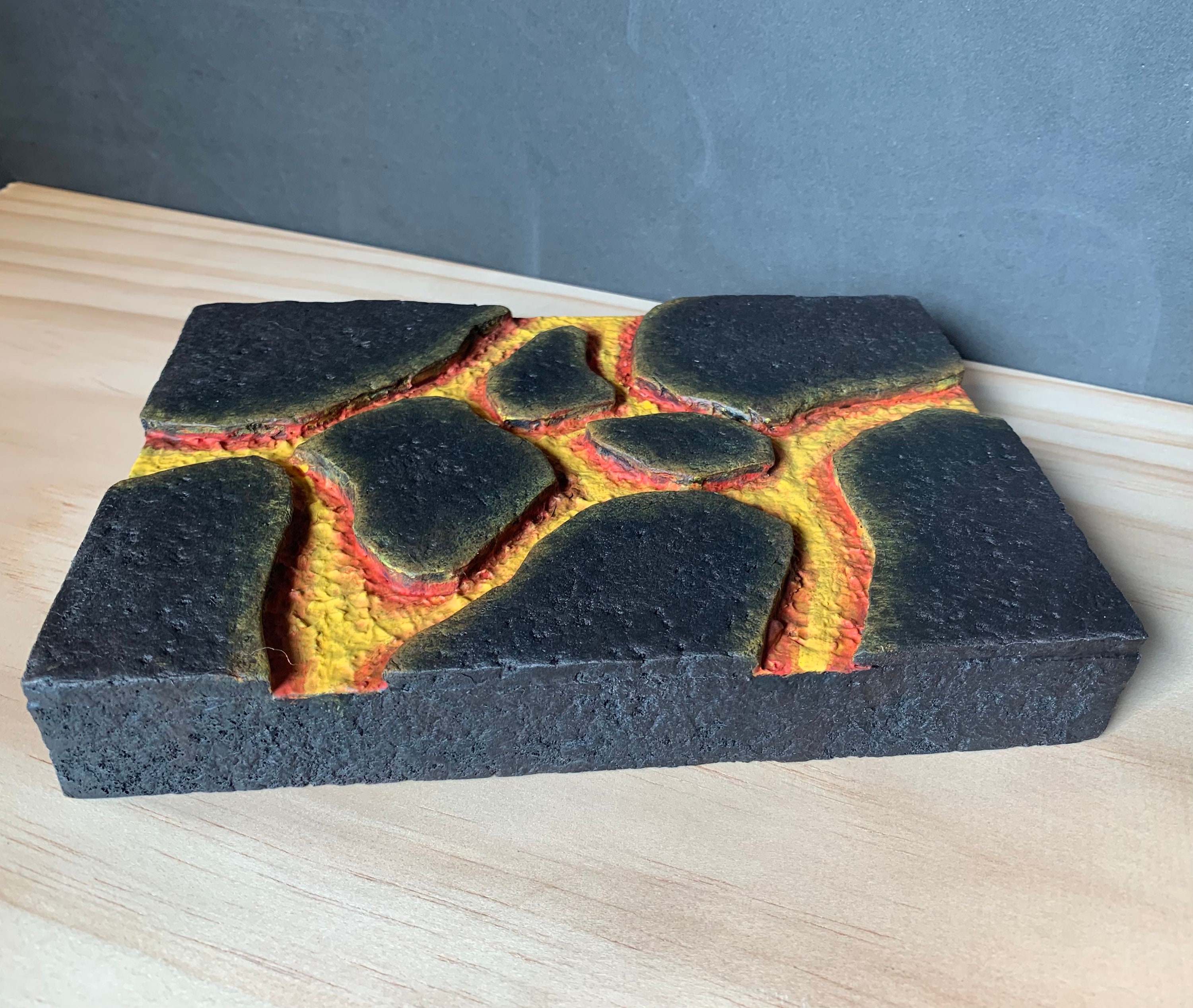 Lava Medium Foam Diorama Base Etsy