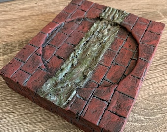 Brick Sewer Slab Foam Diorama Base
