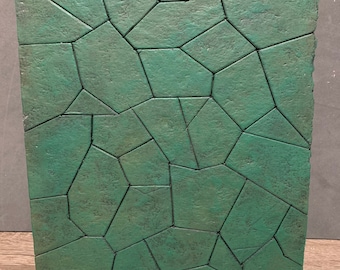 Green Medieval Castle Medium Foam Diorama Wall