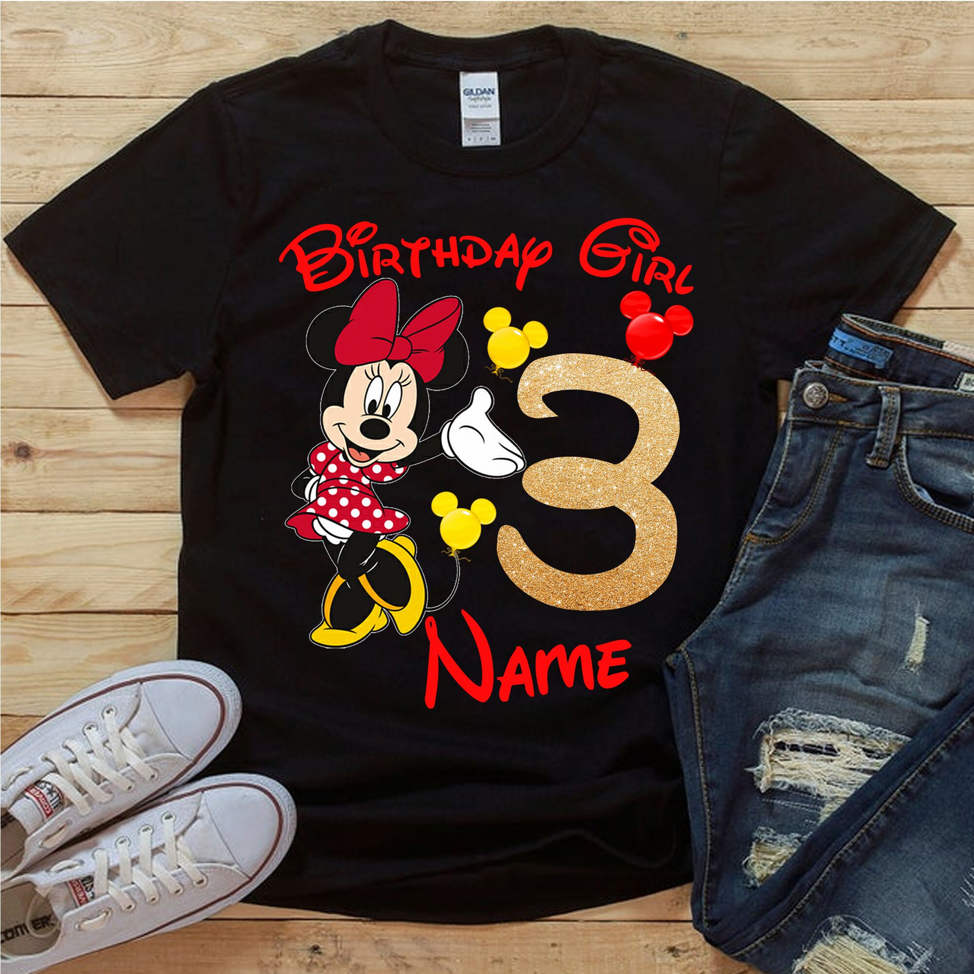 Minnie Mouse Birthday Family matching Tshirts Minnie Mouse Etsy