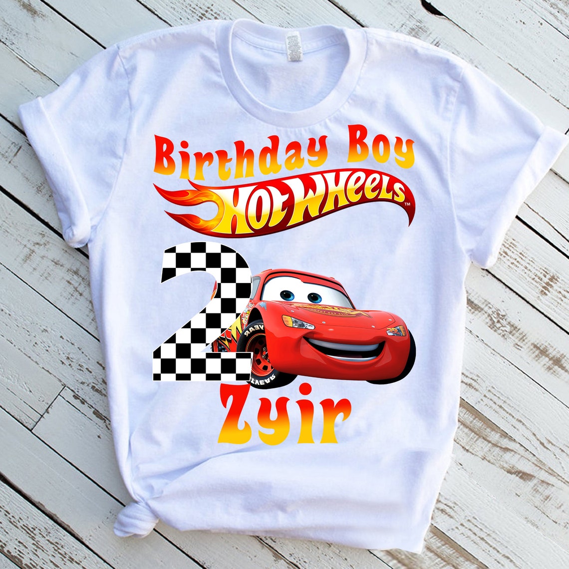 cars birthday shirts for family