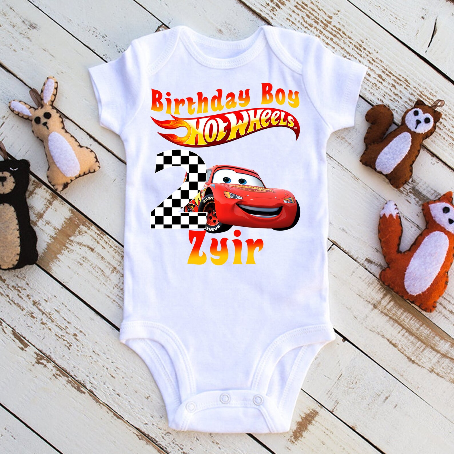 cars birthday shirts for family