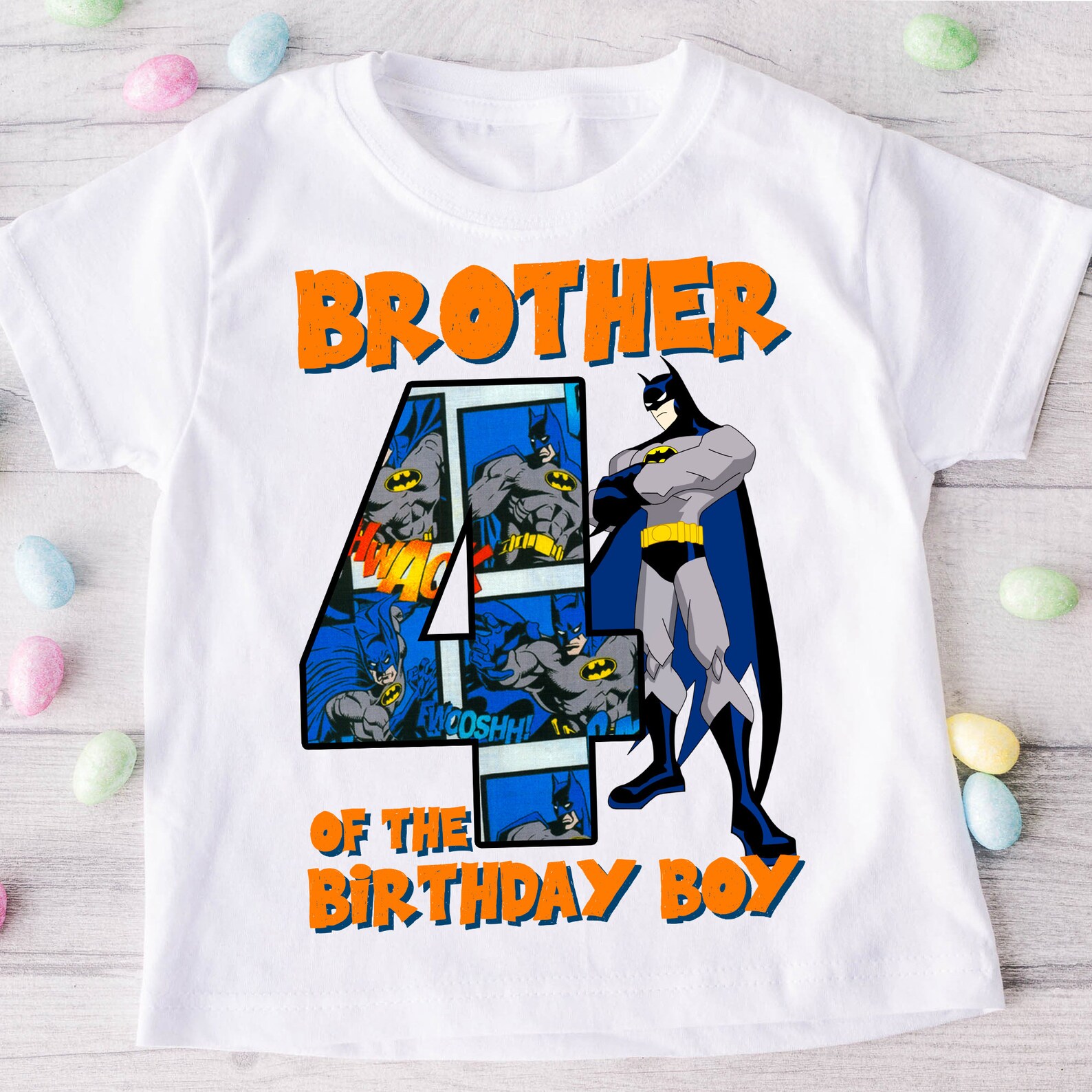 batman birthday shirt