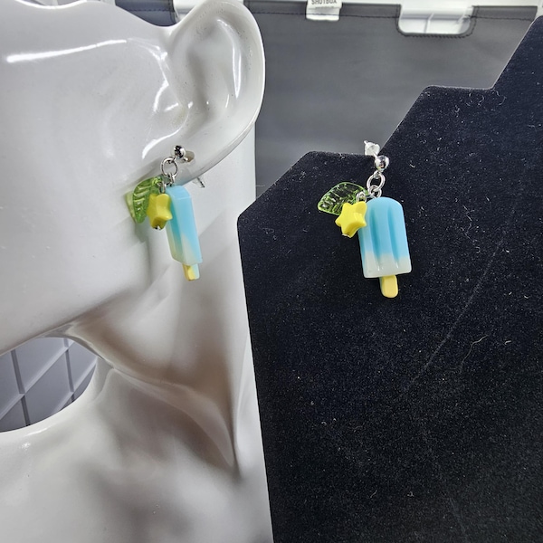 Kingdom hearts sea salt ice cream earrings