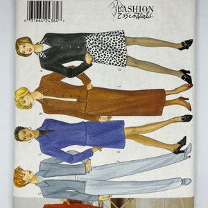 May include: A vintage Butterick sewing pattern envelope featuring illustrations of women's suits and dresses. The cover includes the text "4681 Butterick Fast & Easy classics" and "Fashion Essentials". The size range is 6-8-10.