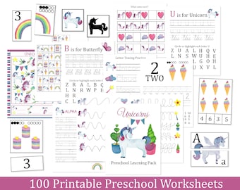 unicorn math etsy