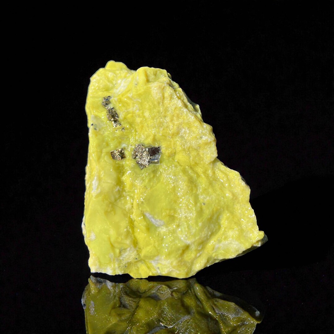 Serpentine Stone With Pyrite Inclusions – Raw Mineral 10.9oz 3.75x3x2 ...