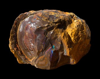 Natural Raw Australian Boulder Opal Gemstone Specimen Metaphysical Healing Lapidary (MTS024) 1lb 11.4oz 4.75x2.5x2.75