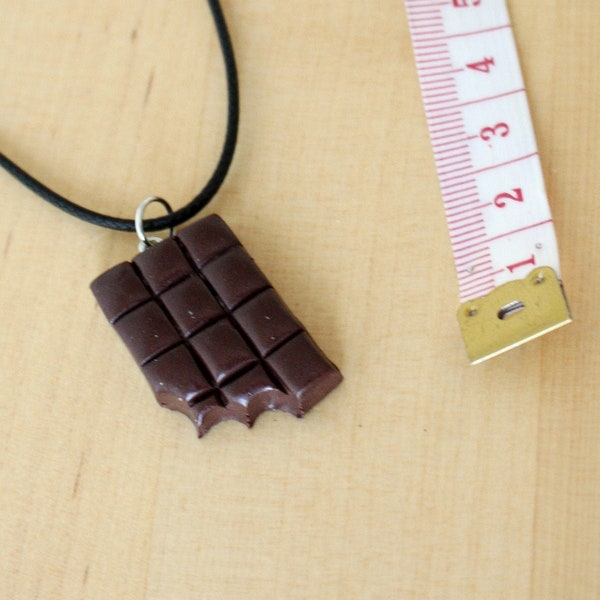 Pendentif tablette de chocolat