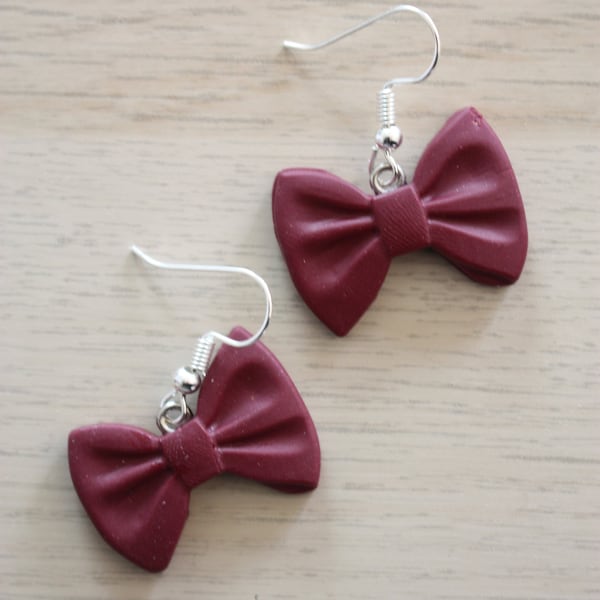 Boucles d'oreilles gros noeud