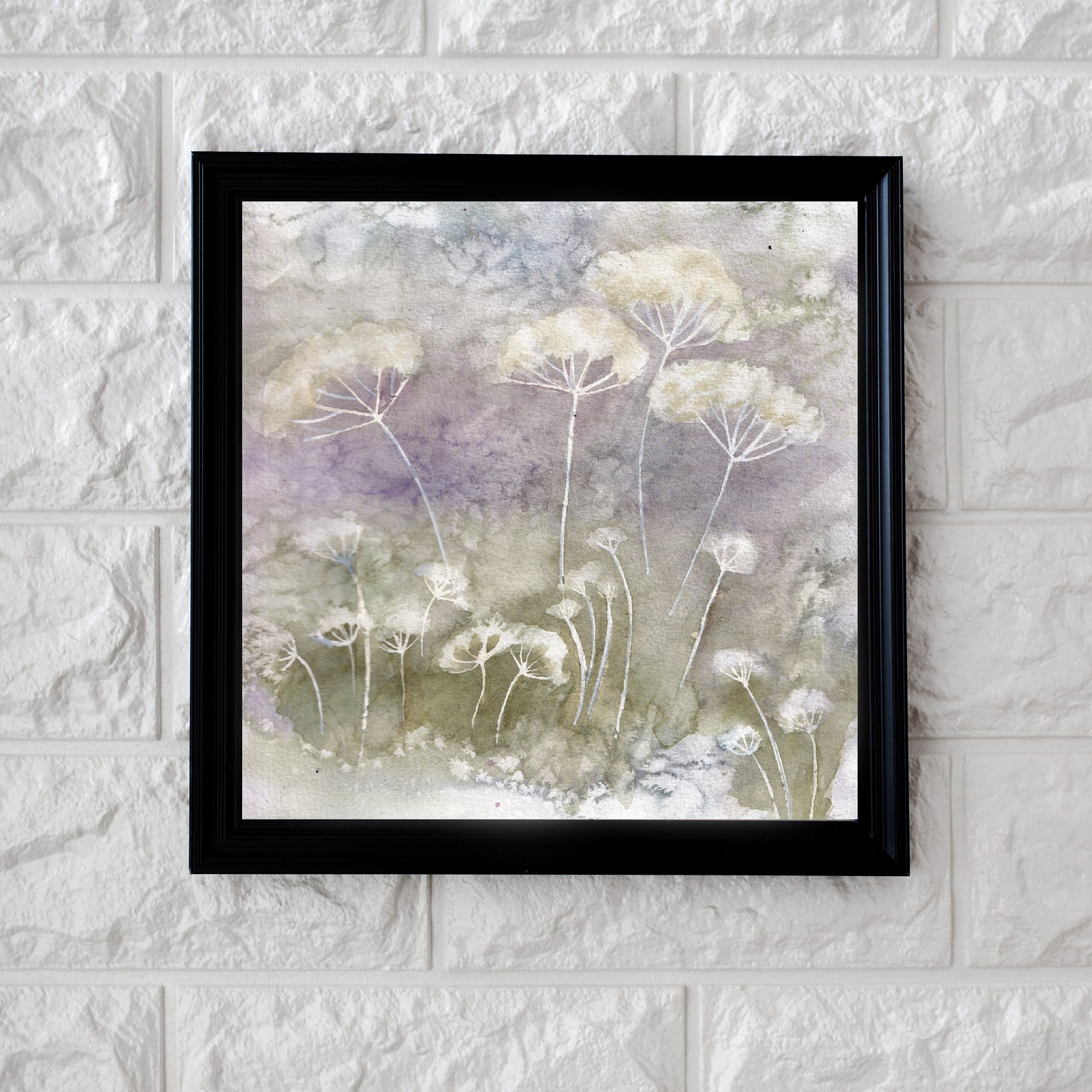 Cow parsley Watercolour Giclée fine art wall print Etsy