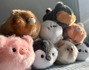 Cute Soft Animal Plush Charm Keychain-Toy handbag accessory| Cute Bag Accessories | Bag/Backpack Charm | Gift Keychain Bag Plush | Bag Decor